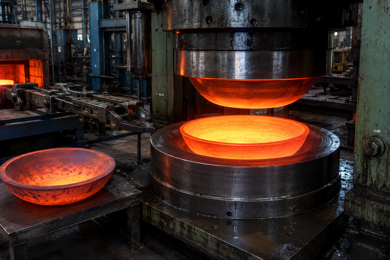 Dished End — Hot Forming