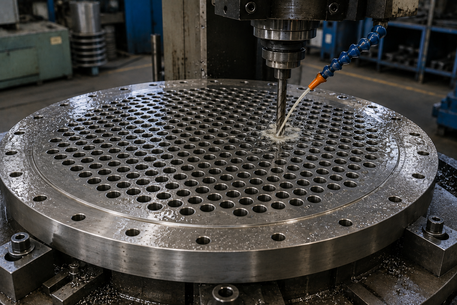 Tube Sheet Drilling