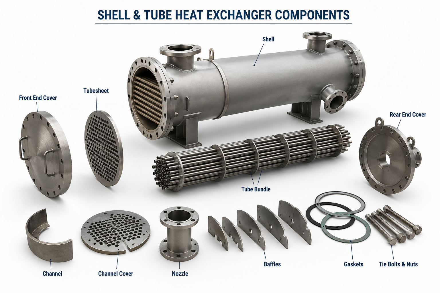 Shell & Tube Heat Exchanger Components