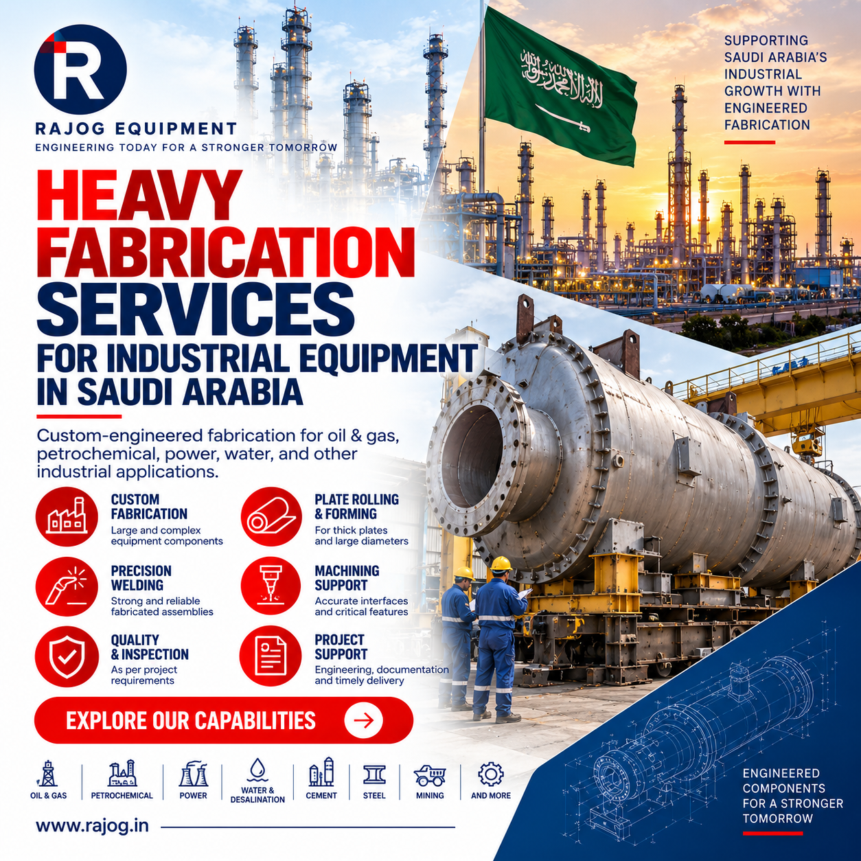 Heavy Fabrication Services for Industrial Equipment in Saudi Arabia