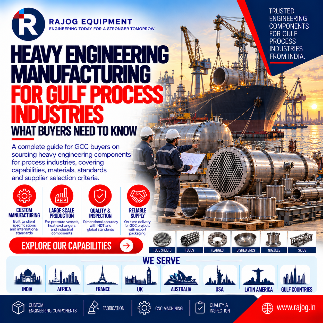 Heavy Engineering Manufacturing for Gulf Process Industries: What Buyers Need to Know